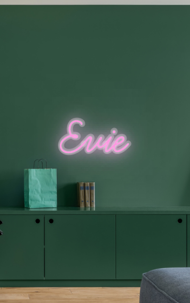 CUSTOM SIGN: Evie - Electric-Confetti USA