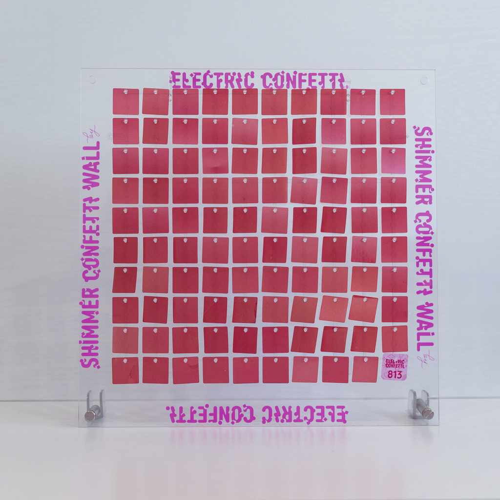 Watermelon Shimmer Panel 813 Electric-Confetti