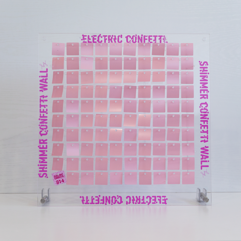 Flamingo Shimmer Panel 814 Electric-Confetti