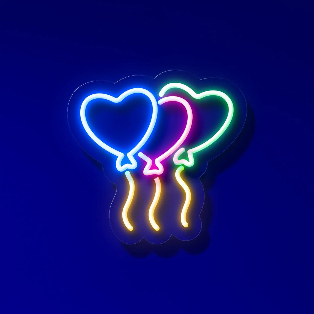 Heart Balloons Electric-Confetti