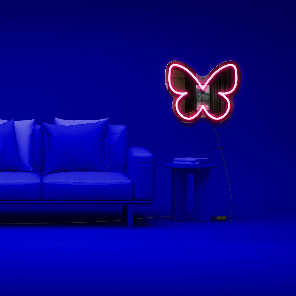 Butterfly Mirror Electric-Confetti